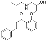 Structure of (-)-(S)-Propafenone