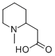 (1-甲基哌啶-2-基)乙酸 0.2H2O结构式