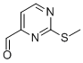 Structure of 2-METHYLSULFANYL-PYRIMIDINE-4-CARBALDEHYDE