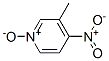 Chemical structure of 3-Methyl-4-Nitropyridine-N-Oxide