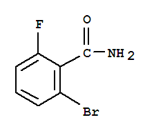 Structure of Benzamide, 2-bromo-6-fluoro-
