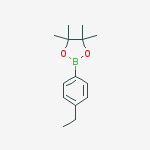 Structure of 4-Ethylphenylboronic acid pinacol ester