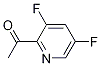Structure of 1-(3,5-difluoropyridin-2-yl)ethanone
