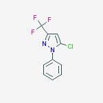 Structure of 5-Chloro-1-phenyl-3-trifluoromethyl-1H-pyrazole