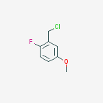 Structure of 2-FLUORO-5-METHOXYBENZYL CHLORIDE