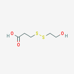 Chemical structure of 3-(2-Hydroxyethyldithio)propionic Acid