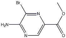 Structure of Methyl 2-Amino-3-bromopyrazine-5-carboxylate