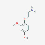 Structure of 4-(2-AMINOETHOXY)-3-METHOXYPHENOL