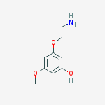 Structure of 5- (2-AMINOETHOXY)-3-METHOXYPHENOL
