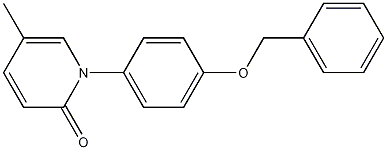 Structure of 1-(4-Benzyloxyphenyl)-5-methyl-2(1H)-pyridone