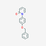 Structure of 1-(4-BENZYLOXYPHENYL)PYRIDIN-2(1H)-ONE