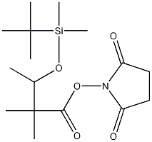Structure of 3-tert-Butyldimethylsilyloxy-2,2-dimethyl-1-oxobutoxyl-2,5-pyrrolidinedione