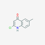 Structure of 2-chloro-6-methyl-4-quinolinol
