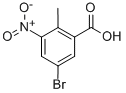 Structure of 5-BROMO-2-METHYL-3-NITROBENZOIC ACID