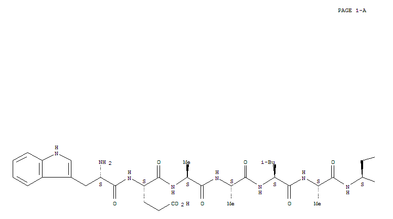 Structure of GALA peptide