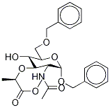Structure of Benzyl N-Acetyl-6-O-benzyl-α-D-muramic Acid, Methyl Ester