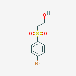Structure of 2-(4-bromophenyl)sulfonylethanol