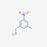 (3-methyl-5-nitrophenyl)methanol结构式