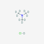 Structure of Trimethyl-d9-amine deuteriochloride