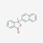 3-METHYL-3-(1-NAPHTHYL)PHTHALIDE结构式