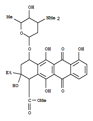 Structure of epelmycin D