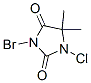 Structure of BROMOCHLORODIMETHYLHYDANTOIN