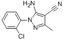 Structure of 5-Amino-1-(2-chlorophenyl)-3-methyl-1H-pyrazole-4-carbonitrile