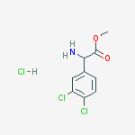 Structure of Methyl 2-amino-2-(3,4-dichlorophenyl)acetate hydrochloride