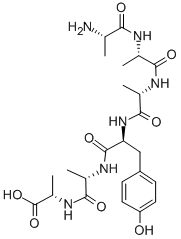 Structure of H-ALA-ALA-ALA-TYR-ALA-ALA-OH