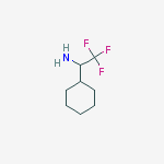 1-CYCLOHEXYL-2,2,2-TRIFLUOROETHYLAMINE结构式