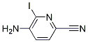 Structure of 5-AMino-6-iodo-pyridine-2-carbonitrile