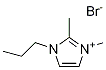 Structure of 1-propenyl-2,3-dimethylimidazolium bromide