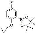 Structure of 2-(2-cyclopropoxy-5-fluorophenyl)-4,4,5,5-tetraMethyl-1,3,2-dioxaborolane