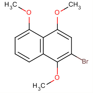 Structure of Naphthalene, 2-bromo-1,4,5-trimethoxy-