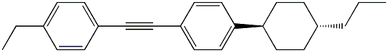 Structure of 1-[(4-Ethylphenyl)ethynyl]-4-(trans-4-propylcyclohexyl)benzene