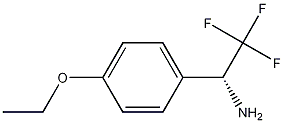 Structure of Benzenemethanamine, 4-ethoxy-.alpha.-(trifluoromethyl)-, (.alpha.R)-