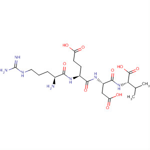 L-Valine, N-[N-(N-L-arginyl-L-a-glutamyl)-L-a-aspartyl]-结构式
