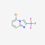 Structure of 2-Propenoic acid, 3-(6-bromoimidazo[1,2-a]pyridin-3-yl)-