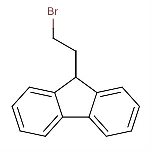 Chemical structure of 9H-Fluorene, 9-(2-bromoethyl)-