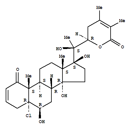 Structure of WithanolideC
