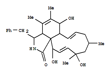 Structure of CYTOCHALASINO