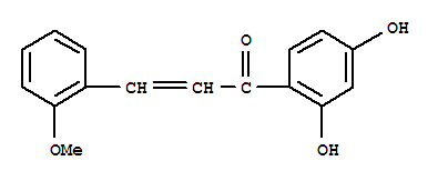 Structure of (2E)-1-(2,4-dihydroxyphenyl)-3-(2-methoxyphenyl)prop-2-en-1-one
