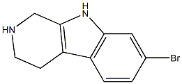 Structure of 7-Bromo-2,3,4,9-tetrahydro-1H-pyrido[3,4-b]indole