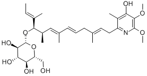 Structure of glucopiericidin A
