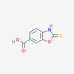Structure of 2-thioxo-2,3-dihydrobenzo[d]oxazole-6-carboxylic acid