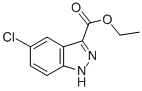 Structure of 5-CHLORO-1H-INDAZOLE-3-CARBOXYLIC ACID ETHYL ESTER
