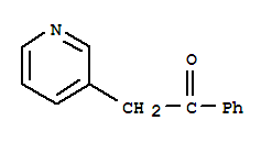 Structure of 1-phenyl-2-(pyridin-3-yl)ethanone
