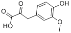 Structure of 4-HYDROXY-3-METHOXYPHENYLPYRUVIC ACID