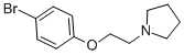 Structure of N-[2-(4-Bromophenoxy)ethyl]pyrrolidine