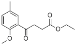 Structure of ETHYL 4-(2-METHOXY-5-METHYLPHENYL)-4-OXOBUTANOATE